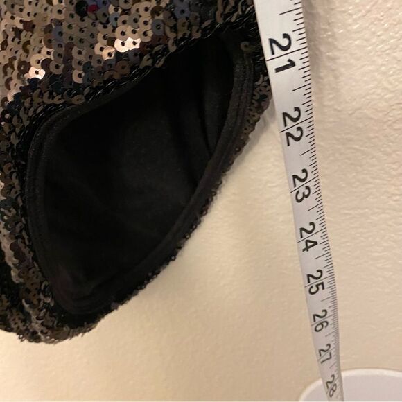 Glamour solo dance costume 2 piece style chevron rainbow black sequin Leotard SA - Picture 8 of 12